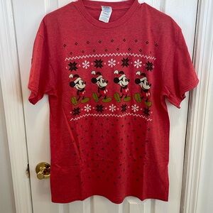 Mickey Mouse Santa Hat Men’s T-Shirt